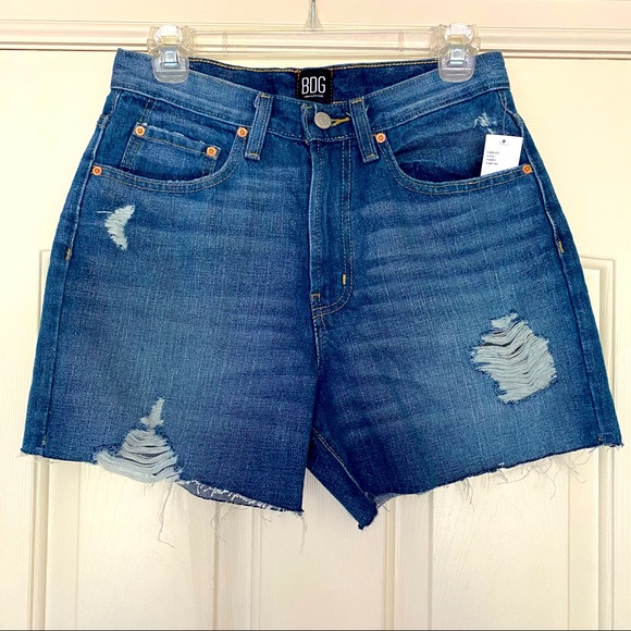 BDG Pants - BDG girlfriend high-rise shorts